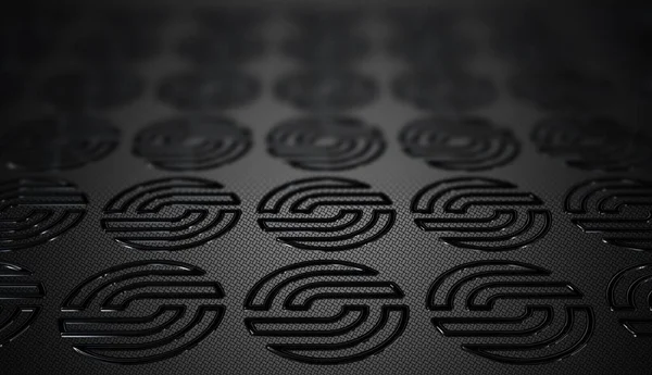 Grauer Hintergrund Mit Unschärfeeffekt Und Einzigartigen Mustern Tapeten Abstraktes Design — Stockfoto