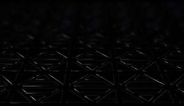 Černé Pozadí Efektem Rozmazání Jedinečným Vzorem Tvary Abstraktní Design Tapeta — Stock fotografie