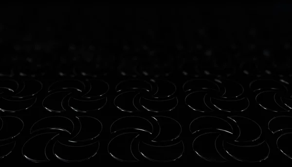 Black Background Blur Effect Unique Pattern Shapes Luxury Wallpaper Abstract — 스톡 사진