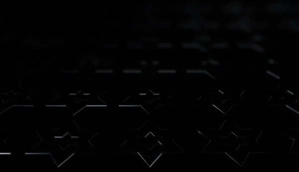 Black Background Blur Effect Unique Pattern Abstract Design Luxury Wallpaper — Stock Photo, Image