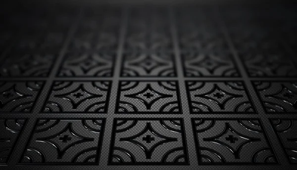 Grauer Hintergrund Mit Unschärfeffekt Und Einzigartigen Mustern Tapeten Luxus Formen — Stockfoto