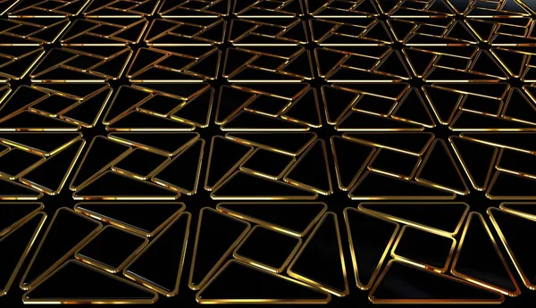 Темный Фон Уникальными Паттернами Роскошью Абстрактным Дизайном Черно Золотыми Фигурками — стоковое фото