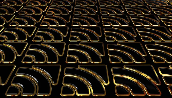 Sötét Háttér Egyedi Minta Luxus Absztrakt Design Fekete Arany Formák — Stock Fotó