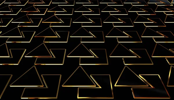 Dunkler Hintergrund Mit Abstrakten Mustern Schwarz Gold Figuren Luxus Einzigartiges — Stockfoto