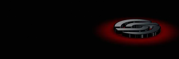 Черный Фон Фигурой Абстрактным Дизайном Текстурированным Цветом Тенями Геометрической Окантовкой — стоковое фото