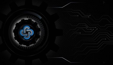 Siyah Teknoloji İş Arkaplanı, Şekil, Geometrik Şekil, Neon Işığı, Gölgeler, Soyut Tasarım