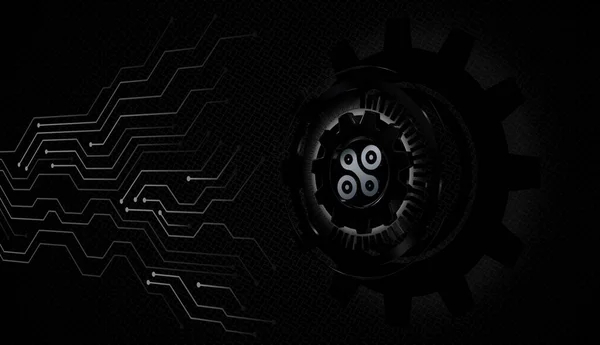 Черные Технологии Бизнес Фон Тени Обои Абстрактный Дизайн Тени Геометрические — стоковое фото