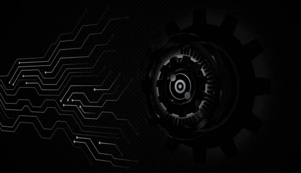 Black Technology Geschäftshintergrund Figur Geometrische Form Abstraktes Design Schatten Hintergrundbilder — Stockfoto