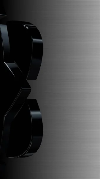 Luxe Zwart Wit Achtergrond Horizontale Helling Textuur Uniek Ontwerp Patroon — Stockfoto