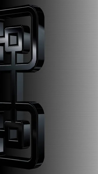 Luxus Fekete Fehér Háttér Horizontális Gradiens Forma Textúra Tapéta Egyedi — Stock Fotó