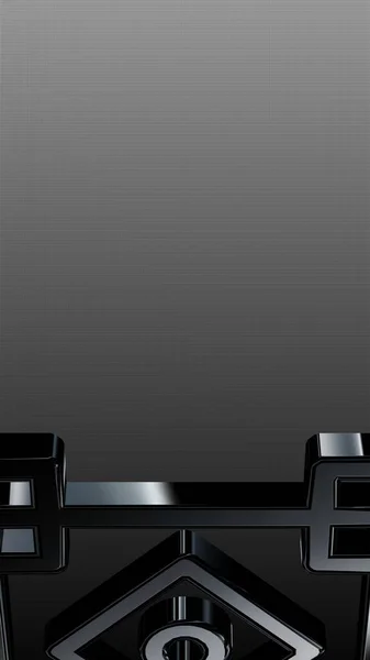 Luxus Fekete Fehér Háttér Függőleges Gradiens Forma Tapéta Egyedi Design — Stock Fotó