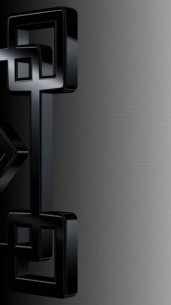 Luksusowe Czarno Białe Tło Gradient Poziomy Kształt Tapeta Unikalny Design — Zdjęcie stockowe