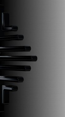 Lüks Siyah ve Beyaz Arkaplan, Yatay Gradyan, Şekil, Eşsiz Tasarım, Duvar Kağıdı, Desen