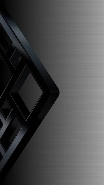 Роскошный Черно Белый Фон Неповторимый Дизайн Фигура Паттерн Обои — стоковое фото