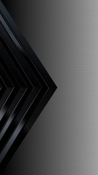 Luxusní Černé Bílé Pozadí Vodorovný Přechod Jedinečný Design Tapeta Vzor — Stock fotografie