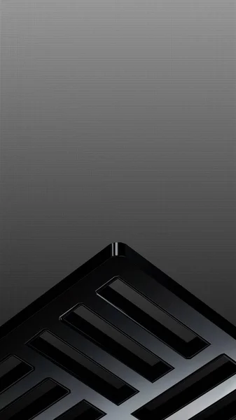 Luxury Black White Background Vertical Gradient Figure Pattern Unique Design — Stock Photo, Image