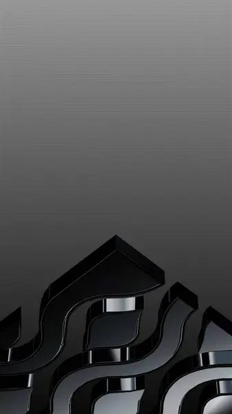 Роскошный Черно Белый Фон Вертикальная Гравировка Фигура Обои Паттерн Уникальный — стоковое фото