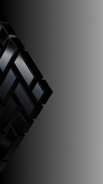 Luxusní Černé Bílé Pozadí Vodorovný Přechod Tapeta Unikátní Design Postava — Stock fotografie