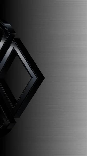 Luxus Fekete Fehér Háttér Horizontális Gradiens Forma Ábra Egyedi Design — Stock Fotó