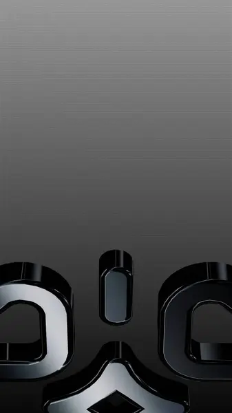 Luxury Black White Background Vertical Gradient Unique Design Figure Wallpaper — Stock Photo, Image