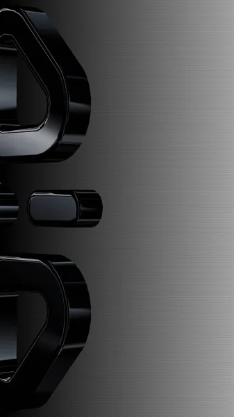 Luxusní Černé Bílé Pozadí Vodorovný Přechod Jedinečný Design Tapeta Tvar — Stock fotografie