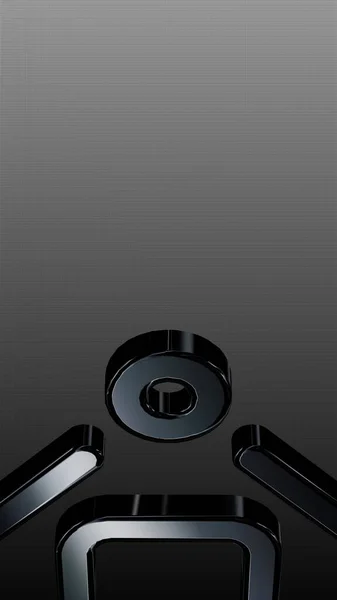 Роскошный Черно Белый Фон Вертикальная Гравировка Фигура Уникальный Дизайн Тень — стоковое фото