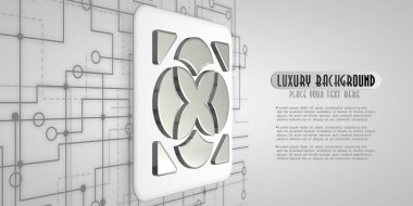 Beyaz Teknoloji İşletme Vektör Arkaplanı, Gölgeler, Duvar Kağıdı, Figür, Eşsiz Tasarım, Şekil