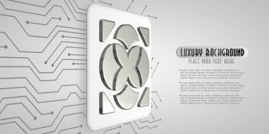 Beyaz Teknoloji İşletme Vektör Arkaplanı, Şekil, Gölgeler, Eşsiz Tasarım, Duvar Kağıdı, Şekil