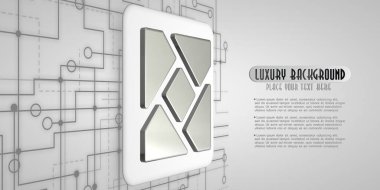 Beyaz Teknoloji İş Arkaplanı, Şekil, Gölgeler, Şekil, Eşsiz Tasarım, Duvar Kağıdı