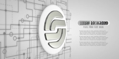 Beyaz Teknoloji İş Arkaplanı, Şekil, Eşsiz Tasarım, Şekil, Gölgeler, Duvar Kağıdı