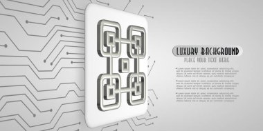 Beyaz Teknoloji İşletme Vektör Arkaplanı, Şekil, Şekil, Şekil, Gölgeler, Duvar Kağıdı, Eşsiz Tasarım