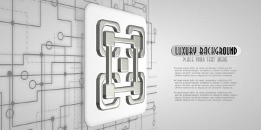 Beyaz Teknoloji İş Arkaplanı, Eşsiz Tasarım, Şekil, Gölgeler, Şekil, Duvar Kağıdı