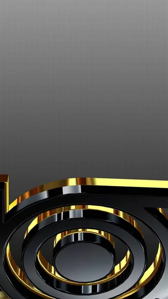 Sfondo Nero Oro Lusso Gradiente Verticale Carta Parati Texture Design — Foto Stock