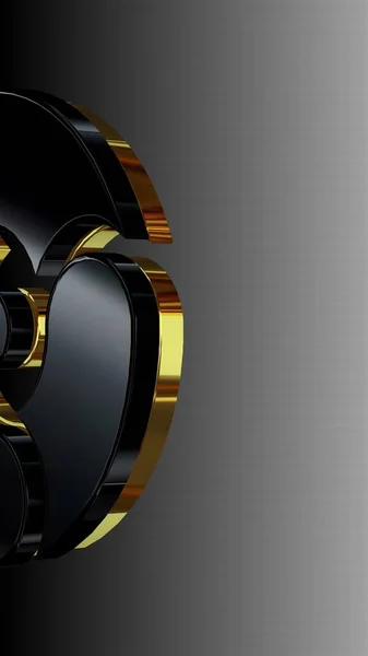 Роскошный Черный Золотой Фон Неповторимый Дизайн Блеск Обои Текстура — стоковое фото