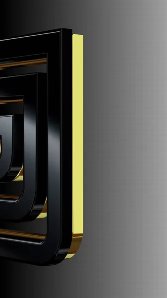 Luxus Fekete Arany Háttér Horizontális Gradiens Tapéta Forma Textúra Egyedi — Stock Fotó
