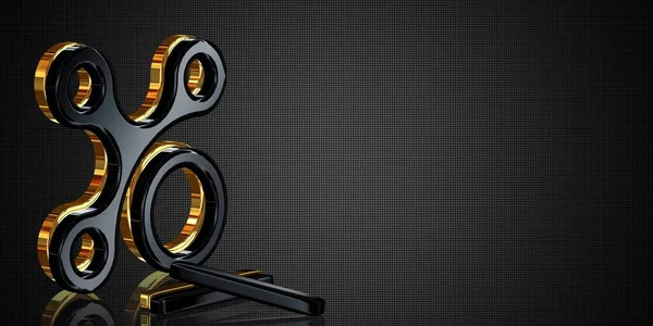 Роскошный Фон Черными Золотыми Фигурками Геометрическими Шапками Уникальным Дизайном Патчем — стоковое фото