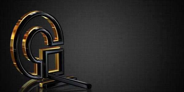 Fundo Luxo Com Figuras Pretas Douradas Formas Geométricas Papel Parede — Fotografia de Stock