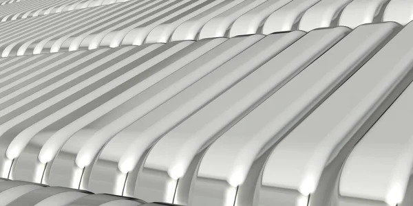 Luxusní Pozadí Stříbrné Tvary Figurky Jedinečný Design Tapeta Stíny — Stock fotografie