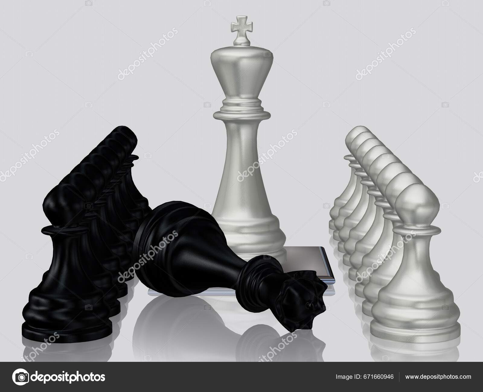 Download Silver Chess King Wallpaper