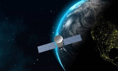 Evrenin, uydunun, yıldızların, geçmişin, bulutlu galaksilerin, soyut tasarımın olduğu bir dünya.