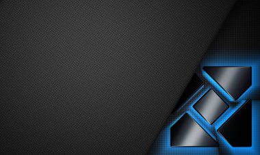 Arkaplan Şekilleri, Mavi Neon Işığı, Duvar Kağıdı, Geometrik Figürler, Soyut Tasarım