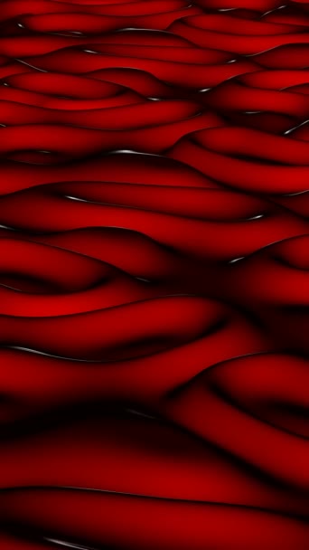 赤い波 ユニークなデザイン 排他的な3Dレンダリングと贅沢な背景 ロイヤリティフリーストック映像