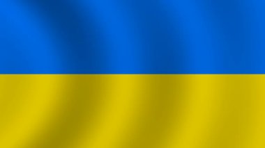 Ukrayna Bayrağı, 3D Render