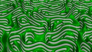 Yeşil ve Beyaz Boyalı Özgeçmiş, Özel, Eşsiz Tasarım