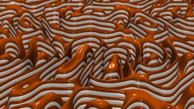 Turuncu ve Beyaz Boyalı Özgeçmiş, Özel, Eşsiz Tasarım