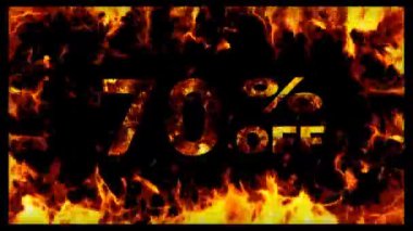 Ateş ve İndirimli Şeffaf Sıcak Animasyon -% 70 indirimli, Alfa Kanalı, Özel