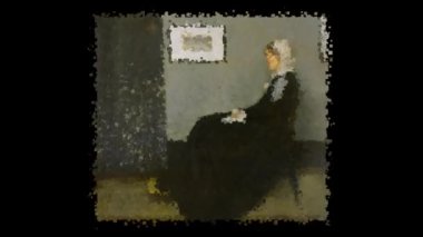 James McNeill Whistler 'ın yaşayan tablosu, Whistler' ın annesi. Alfa Kanalı, Özel