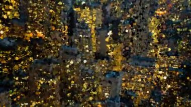 Gece New York Şehri, Modern Boyama, Arkaplan, 3D Render, Özel Tasarım