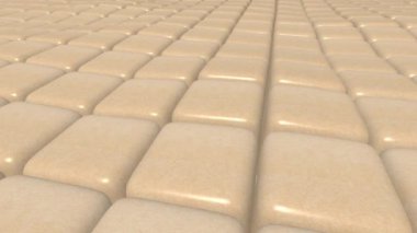 Yüzen Plastik Küpler, Eşsiz Tasarım, Özel Tasarım, Arkaplan, 3D Yapılandırma