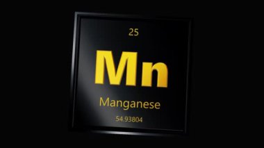 Şeffaf Arkaplan ile yüzen Manganez Simgesi, Özel, Alfa Kanalı